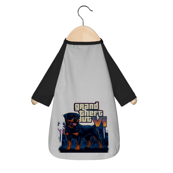 Roupa Pet GTA VI Rottweiler - Roupa Dog Cachorro