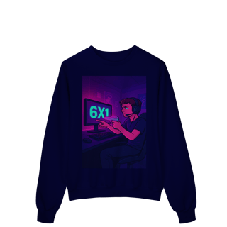 Nome do produto Moletom Fechado Estampa Gamer