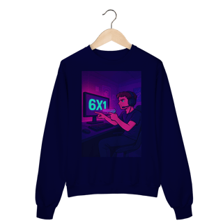 Nome do produto Moletom Fechado Estampa Gamer