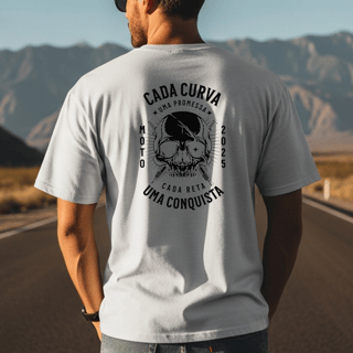 Camiseta Oversized Cada Curva Uma Promessa