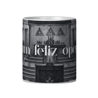 Caneca Maçônica (Feliz Operário)