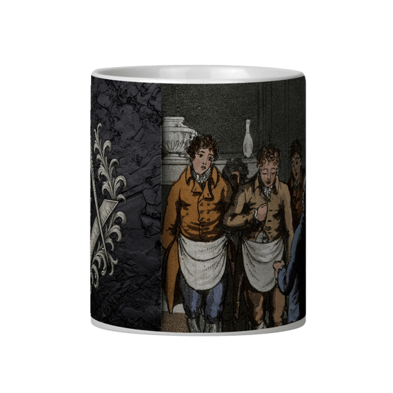 Caneca Maçônica (Esquadro e Compasso)