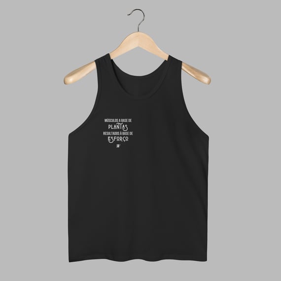 Regata Masculina Músculos à Base de Plantas