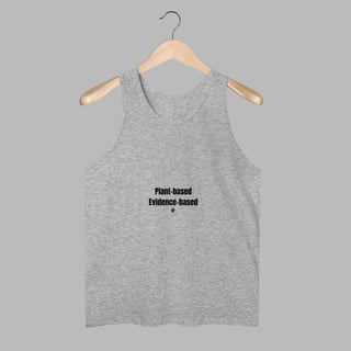 Nome do produto Regata Masculina Plant Based, Evidence based