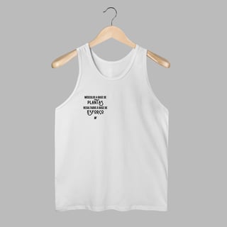 Nome do produto Regata Masculina Músculos à Base de Plantas