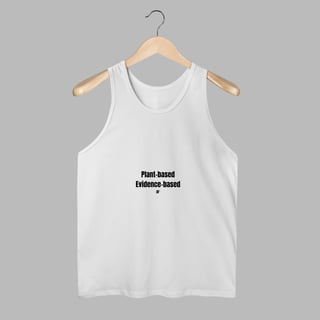Nome do produto Regata Masculina Plant Based, Evidence based