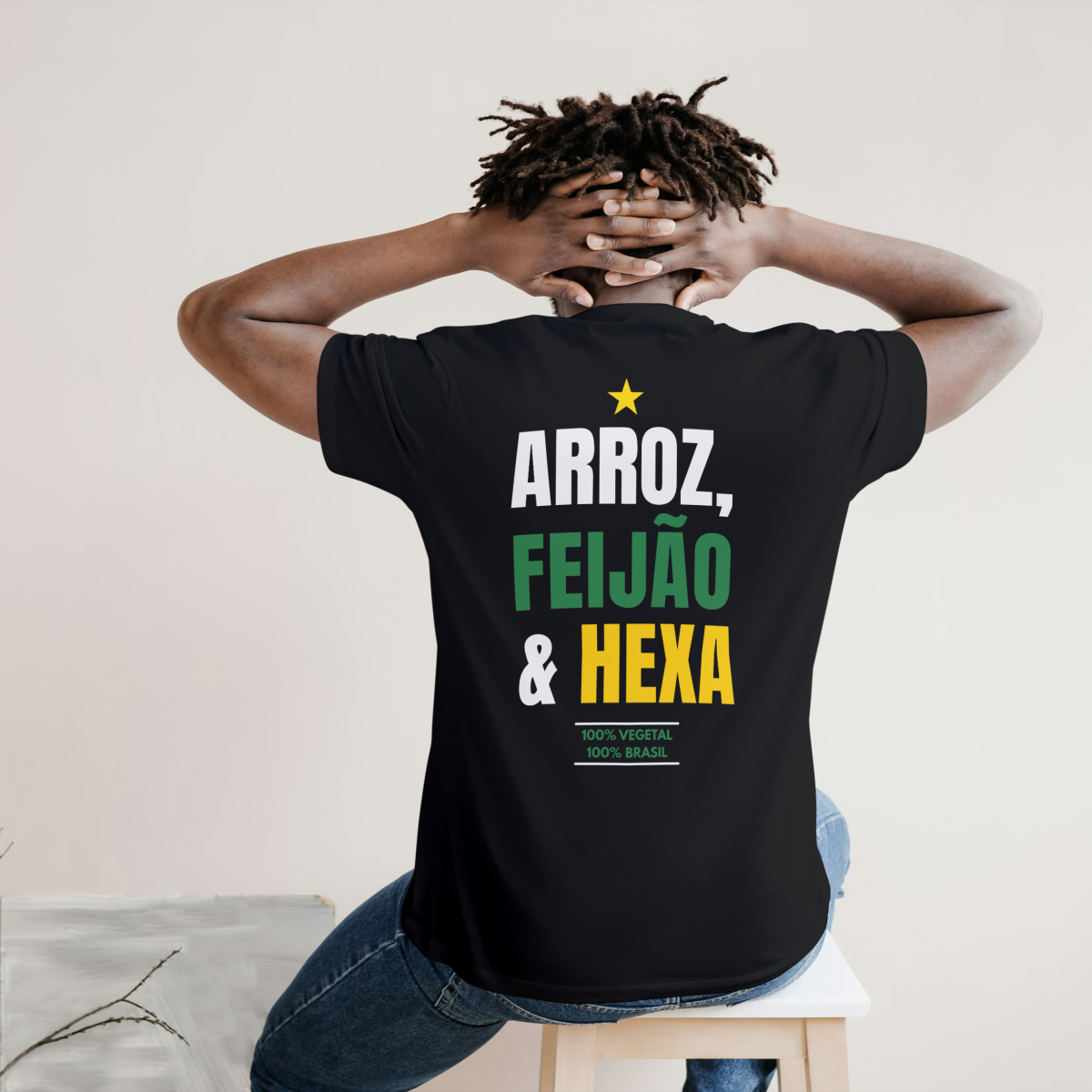 Camiseta frente e verso - 