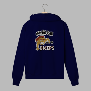 Nome do produto Moletom Zíper - Grão de Bíceps