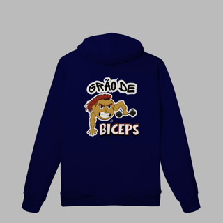 Nome do produto Moletom Canguru frente e verso - Grão de Bíceps