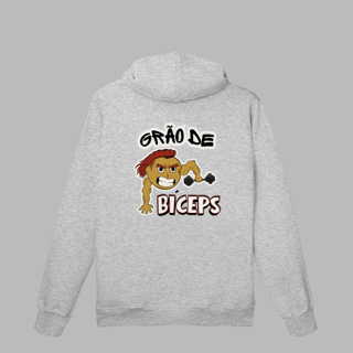 Nome do produto Moletom Canguru frente e verso - Grão de Bíceps