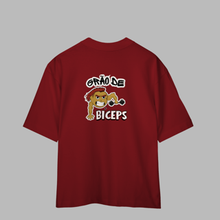 Nome do produto Camiseta Oversized frente e verso - Grão de Bíceps