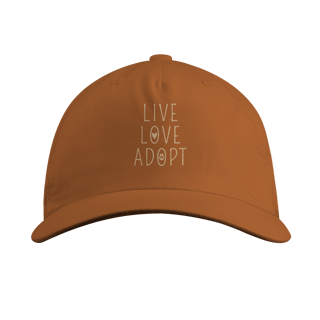 Nome do produto Boné Prime Confort - Live, Love, Adopt