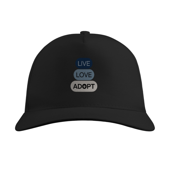 Boné Quality - Live, Love, Adopt