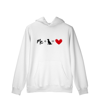 Nome do produto Moletom Prime Canguru - Me + Dog = Love
