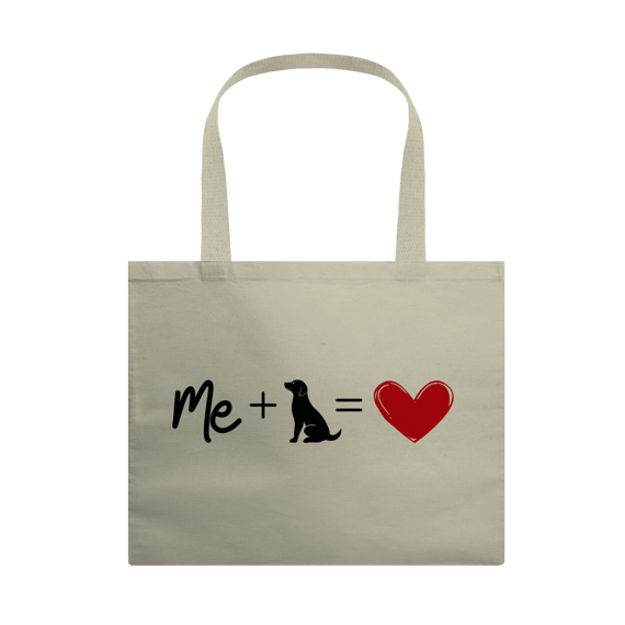 Ecobag - Me + Dog = Love