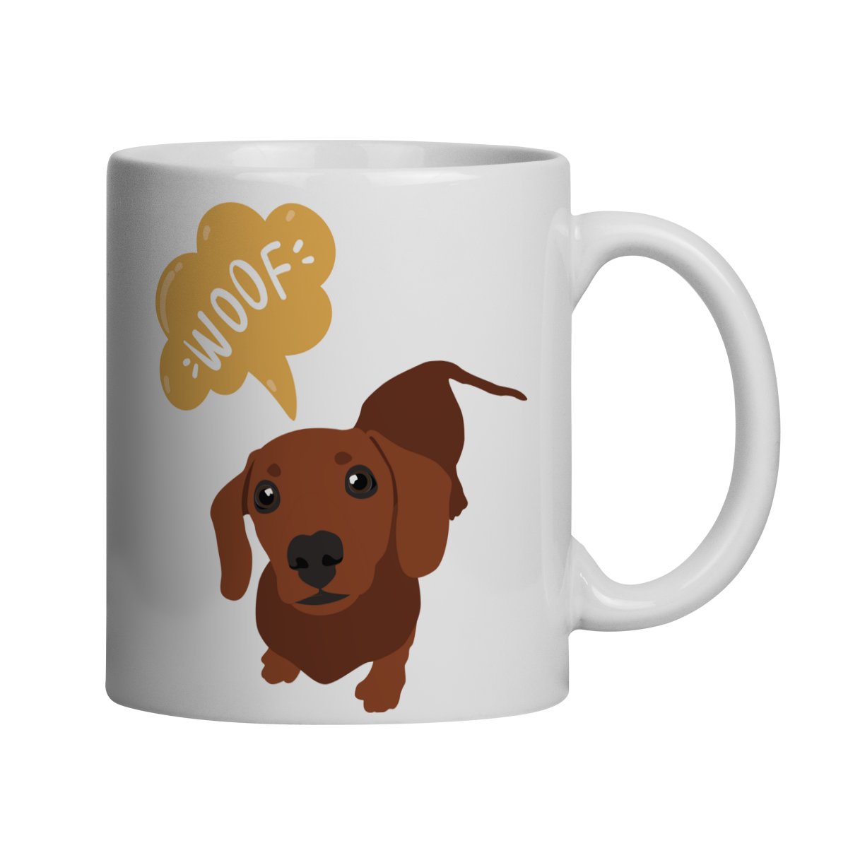 Nome do produto: Caneca - Woof: Amor de Quatro Patas