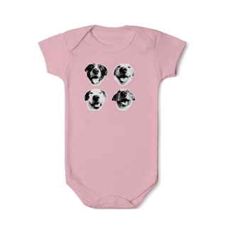Nome do produto Body - Dog Faces