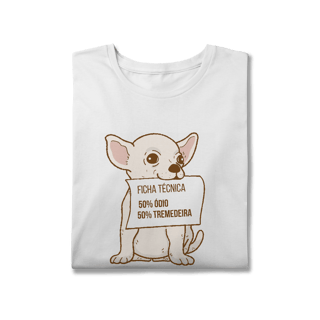Nome do produto T-Shirt Plus Size - Chihuahua Ficha Técnica