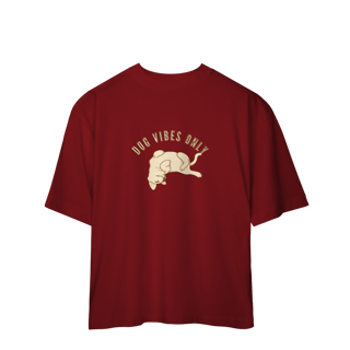 Nome do produto Camiseta Oversized - Dog Vibes Only