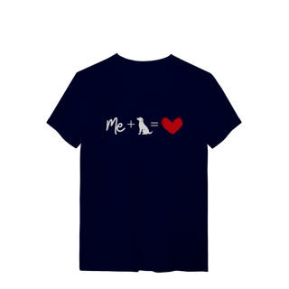 Nome do produto T-Shirt Quality - Me + Dog = Love
