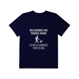 Nome do produto T-Shirt Plus Size - Meu Cachorro É Meu Personal