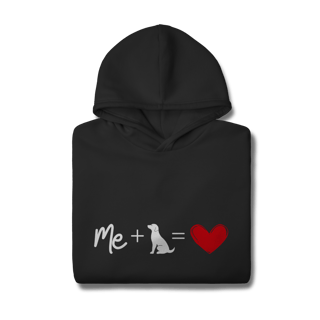 Nome do produto Moletom Prime Canguru - Me + Dog = Love