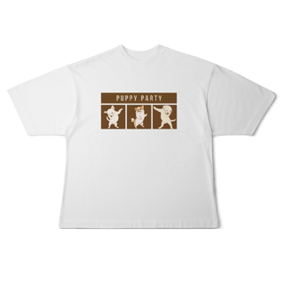 Nome do produto Camiseta Oversized - Puppy Party