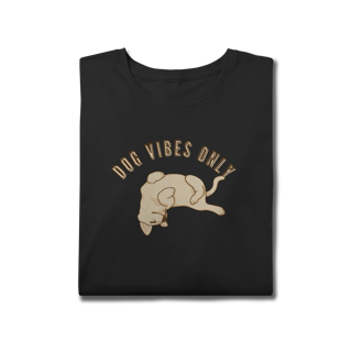 Nome do produto T-Shirt Plus Size - Dog Vibes Only