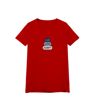 Nome do produto Baby Long Quality - Live, Love, Adopt Blue