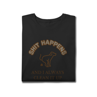 Nome do produto T-Shirt Plus Size - Shit Happens