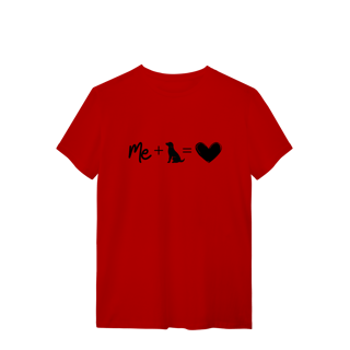 Nome do produto T-Shirt Quality - Me + Dog = Love
