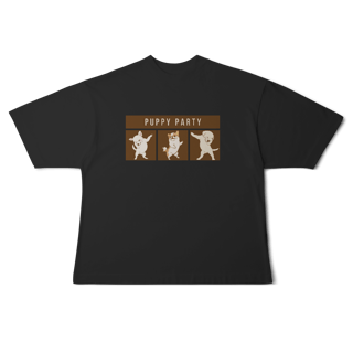 Nome do produto Camiseta Oversized - Puppy Party