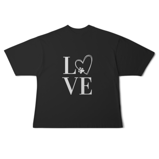 Nome do produto Camiseta Oversized- LOVE Dog