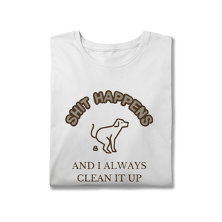 Nome do produto T-Shirt Plus Size - Shit Happens