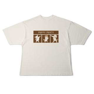 Nome do produto Camiseta Oversized - Puppy Party