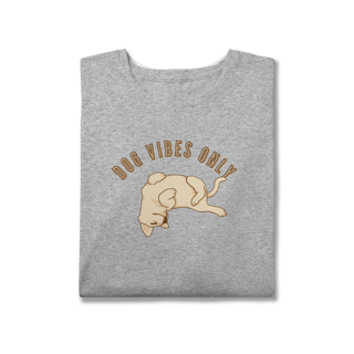 Nome do produto T-Shirt Plus Size - Dog Vibes Only