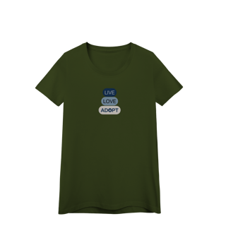 Nome do produto Baby Long Quality - Live, Love, Adopt Blue