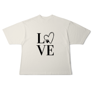 Nome do produto Camiseta Oversized- LOVE Dog