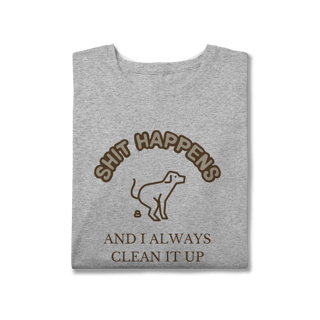 Nome do produto T-Shirt Plus Size - Shit Happens