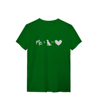 Nome do produto T-Shirt Quality - Me + Dog = Love