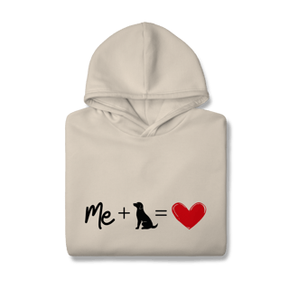 Nome do produto Moletom Prime Canguru - Me + Dog = Love