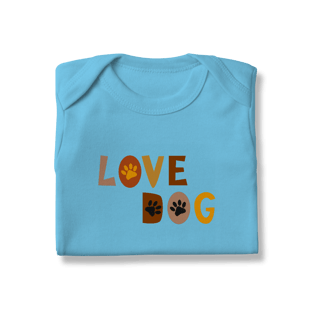 Nome do produto Body - Love Dog
