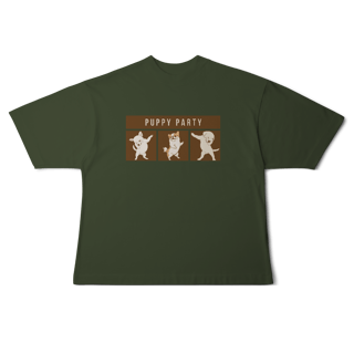 Nome do produto Camiseta Oversized - Puppy Party