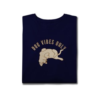 Nome do produto T-Shirt Plus Size - Dog Vibes Only