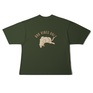 Nome do produto Camiseta Oversized - Dog Vibes Only