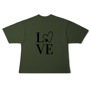 Nome do produto Camiseta Oversized- LOVE Dog