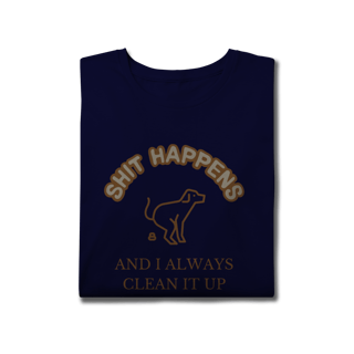 Nome do produto T-Shirt Plus Size - Shit Happens
