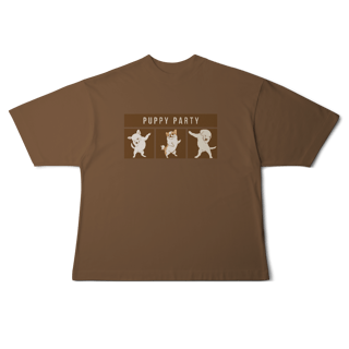 Nome do produto Camiseta Oversized - Puppy Party
