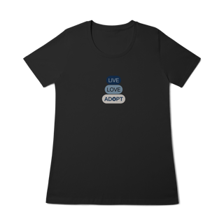 Nome do produto Baby Long Quality - Live, Love, Adopt Blue