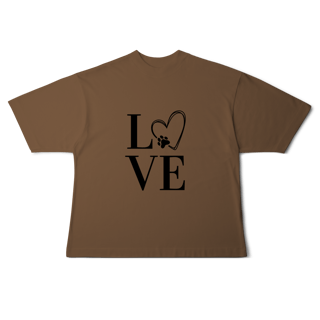 Nome do produto Camiseta Oversized- LOVE Dog